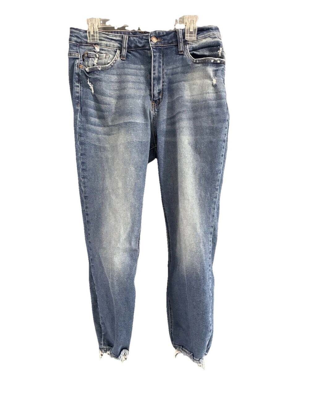 Judy Blue Slim Fit Jeans Womens 14W Stretch High Rise Denim JB8480 Crop